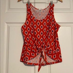 🎉EUC Crop Tie Tank